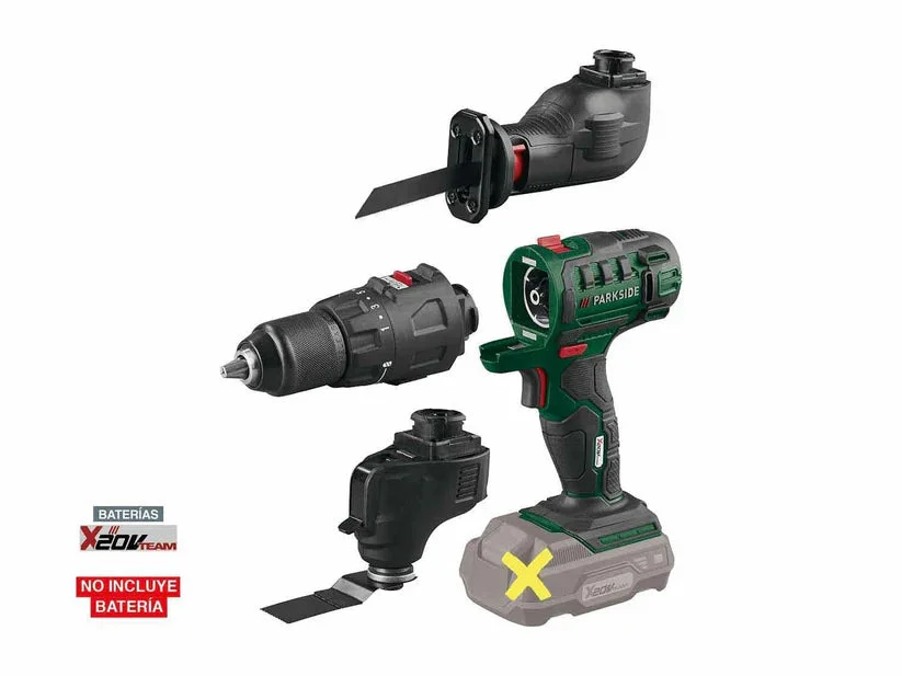 PARKSIDE® Utensile Multifunzionale Ricaricabile 20V 3-in-1